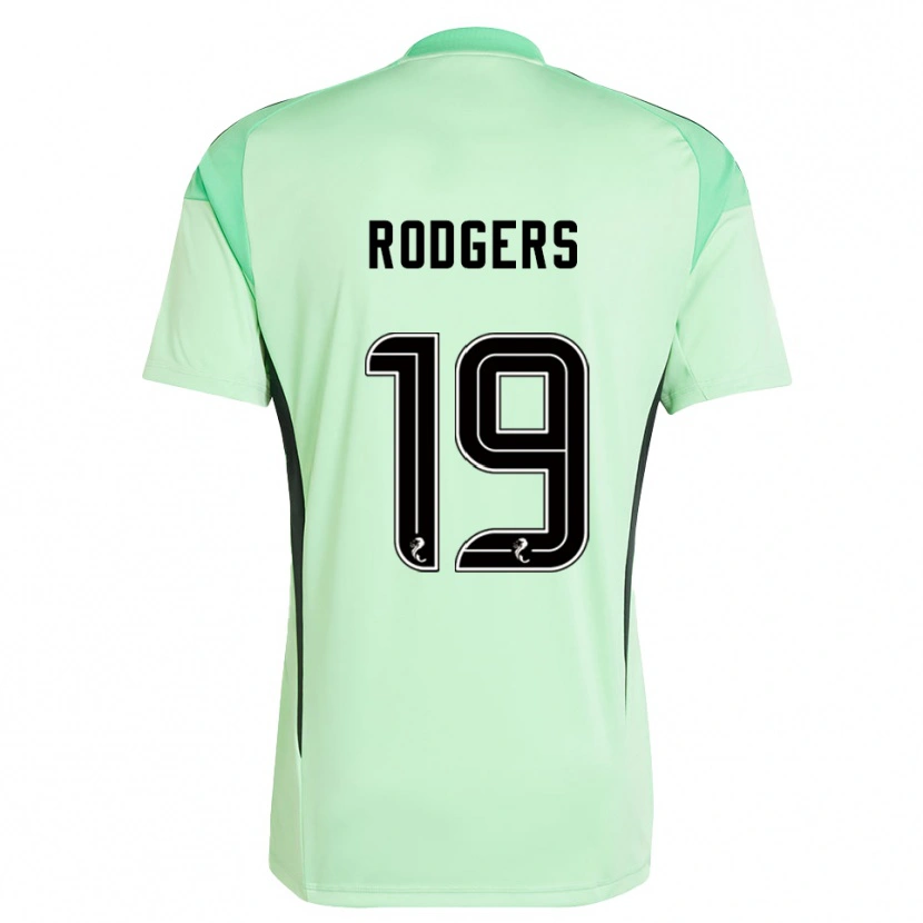 Danxen Kid Lisa Rodgers #19 Light Green Black Goalkeeper Jersey 2025/26 T-Shirt