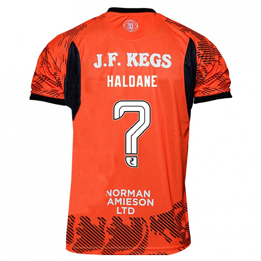 Danxen Kid Lewis Haldane #0 Orange Black Goalkeeper Jersey 2025/26 T-Shirt