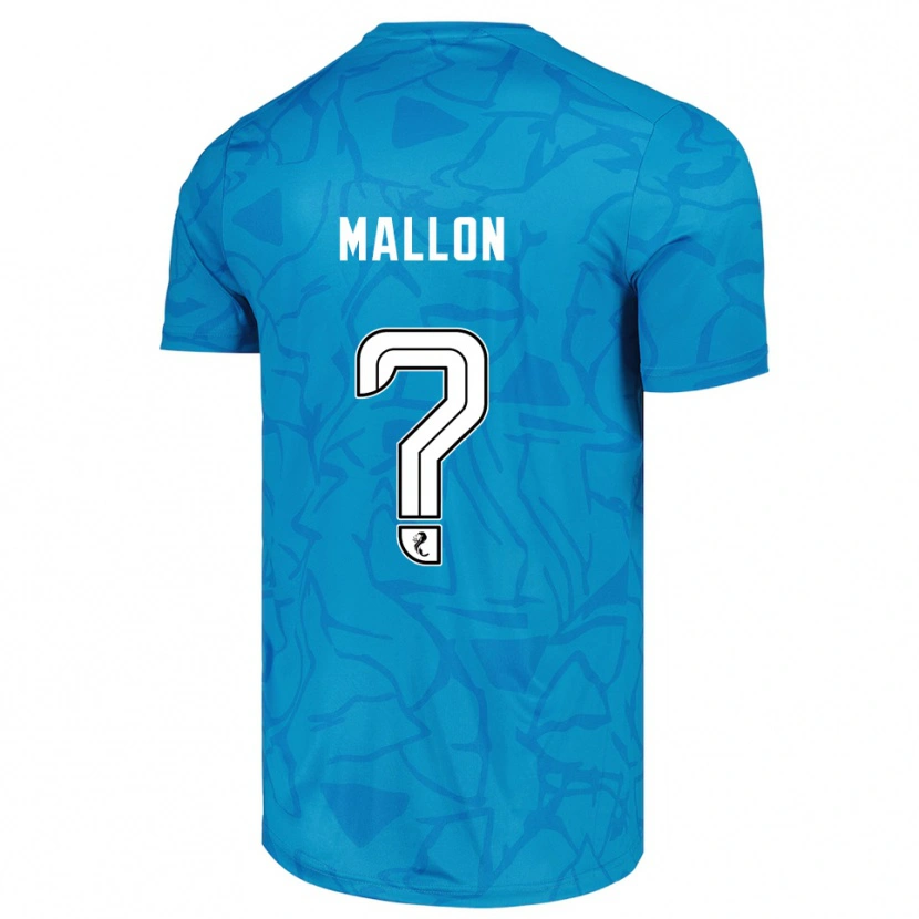Danxen Kid Ryan Mallon #0 Blue White Goalkeeper Jersey 2025/26 T-Shirt