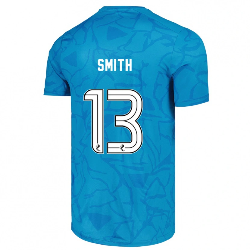 Danxen Kid Jordan Smith #13 Blue White Goalkeeper Jersey 2025/26 T-Shirt