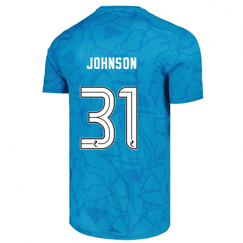 Danxen Kid Murray Johnson #31 Blue White Goalkeeper Jersey 2025/26 T-Shirt