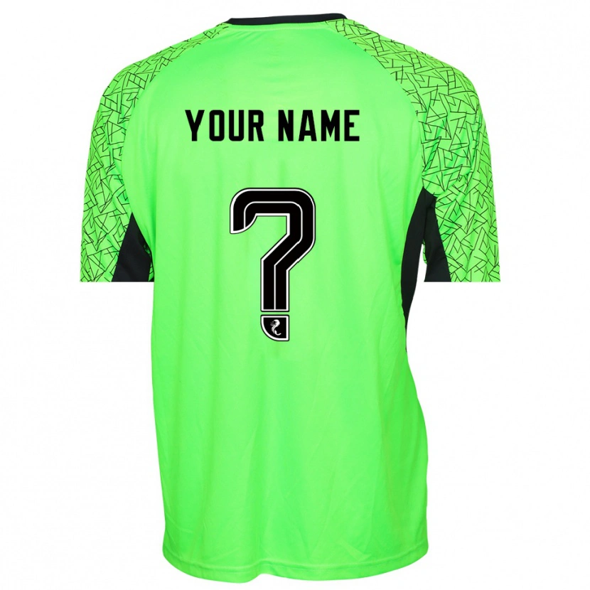 Danxen Kid Livingston FC Green Black Goalkeeper Jersey 2025/26 T-Shirt