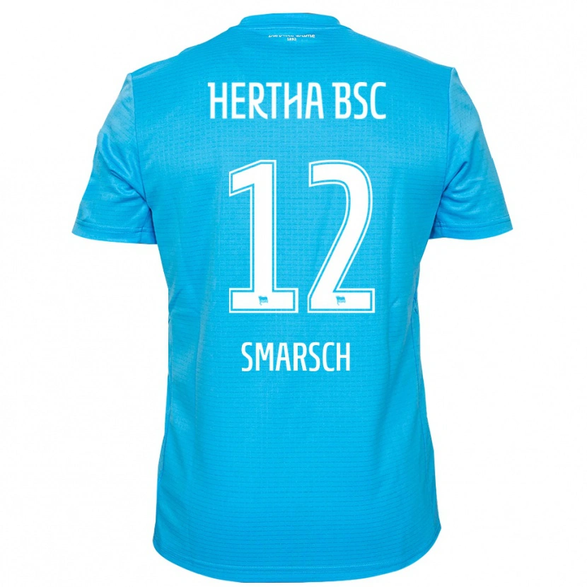 Danxen Kid Dennis Smarsch #12 Light Blue White Goalkeeper Jersey 2025/26 T-Shirt