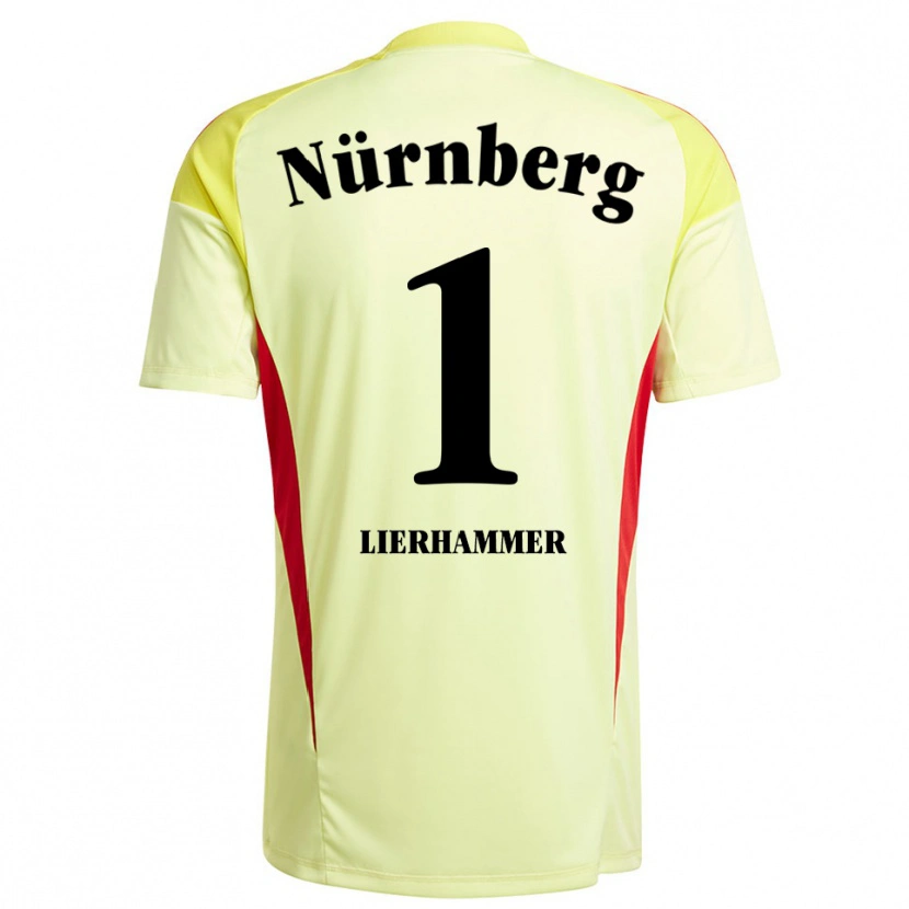 Danxen Kid Tim Lierhammer #1 Yellow Black Goalkeeper Jersey 2025/26 T-Shirt