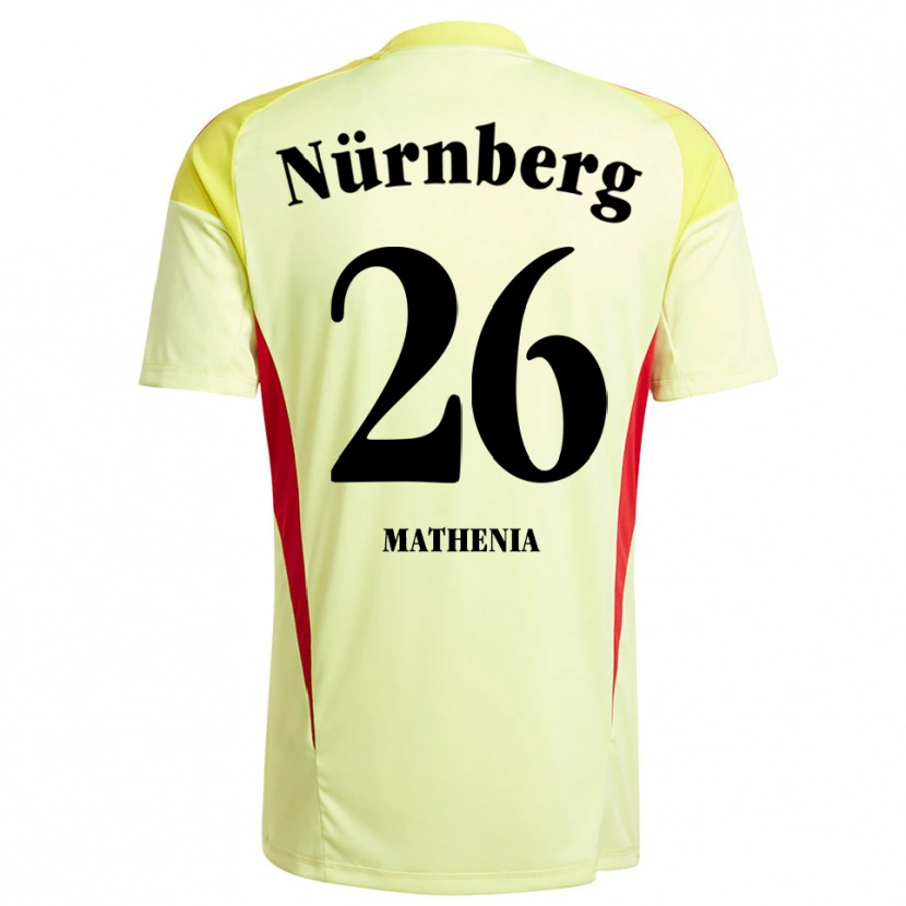 Danxen Kid Christian Mathenia #26 Yellow Black Goalkeeper Jersey 2025/26 T-Shirt