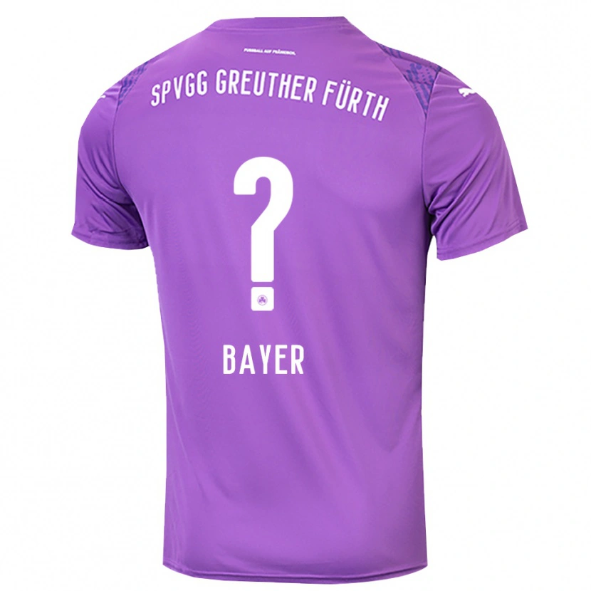 Danxen Kid Lisa Bayer #0 Purple White Goalkeeper Jersey 2025/26 T-Shirt