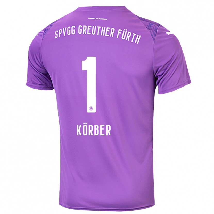 Danxen Kid Nils Körber #1 Purple White Goalkeeper Jersey 2025/26 T-Shirt
