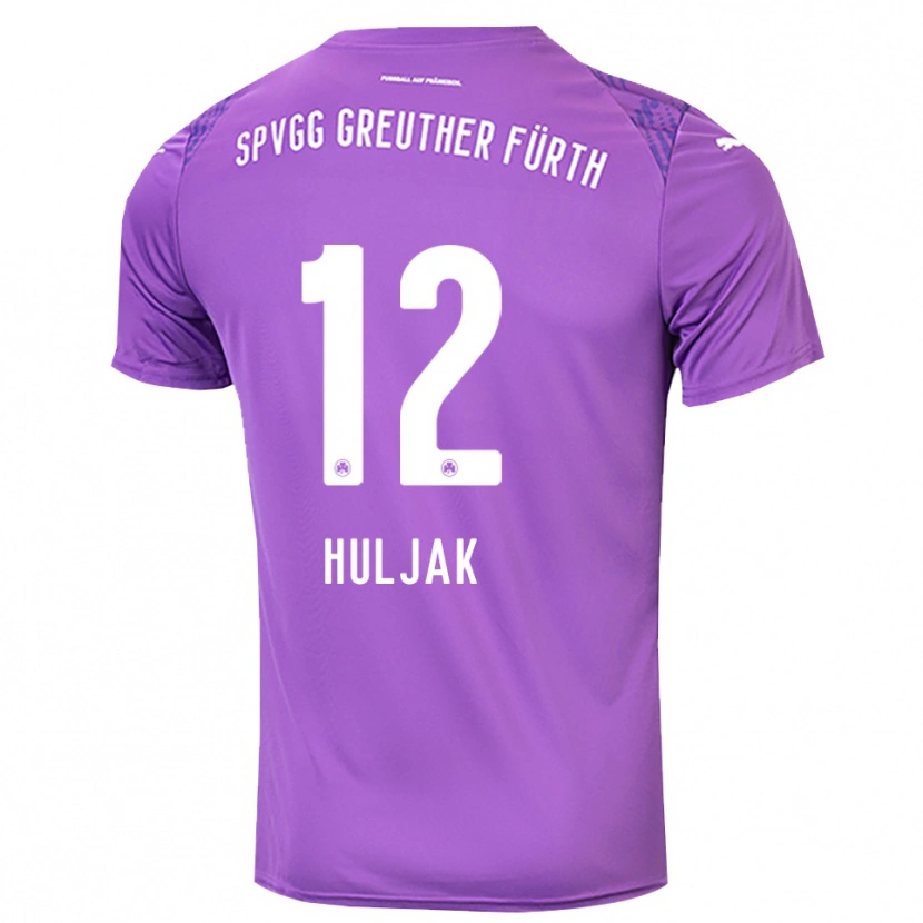 Danxen Kid Dominik Huljak #12 Purple White Goalkeeper Jersey 2025/26 T-Shirt