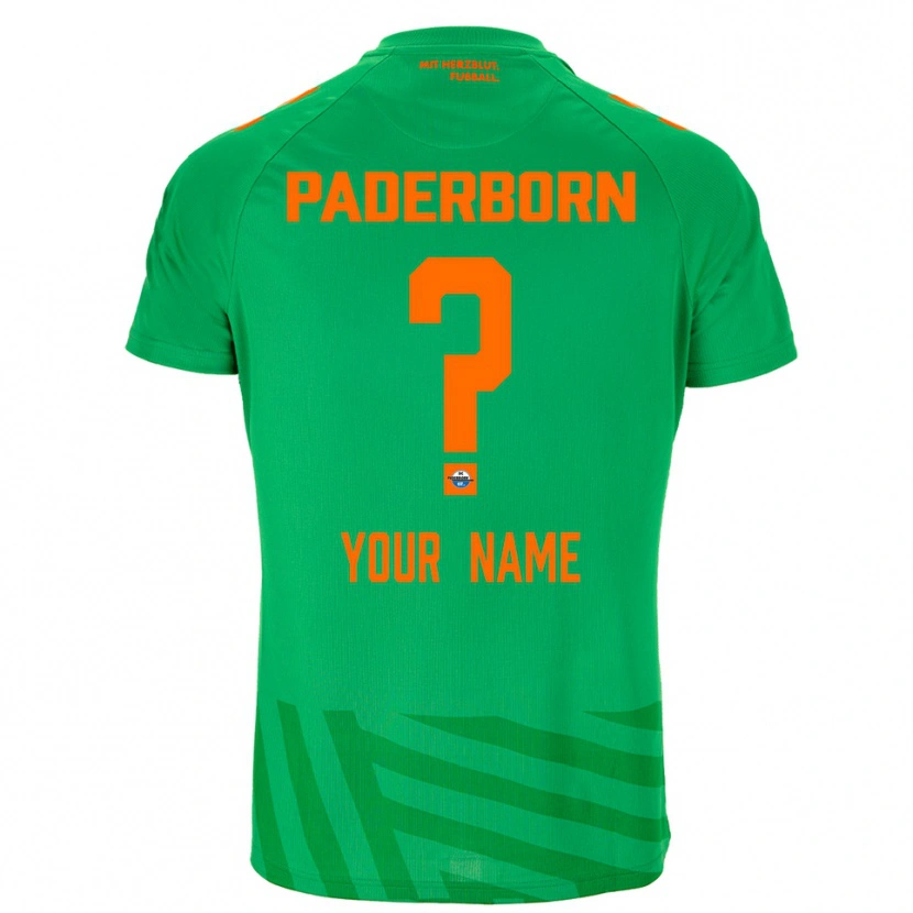 Danxen Kid SC Paderborn 07 Green Orange Goalkeeper Jersey 2025/26 T-Shirt