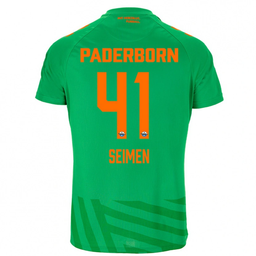 Danxen Kid Dennis Seimen #41 Green Orange Goalkeeper Jersey 2025/26 T-Shirt