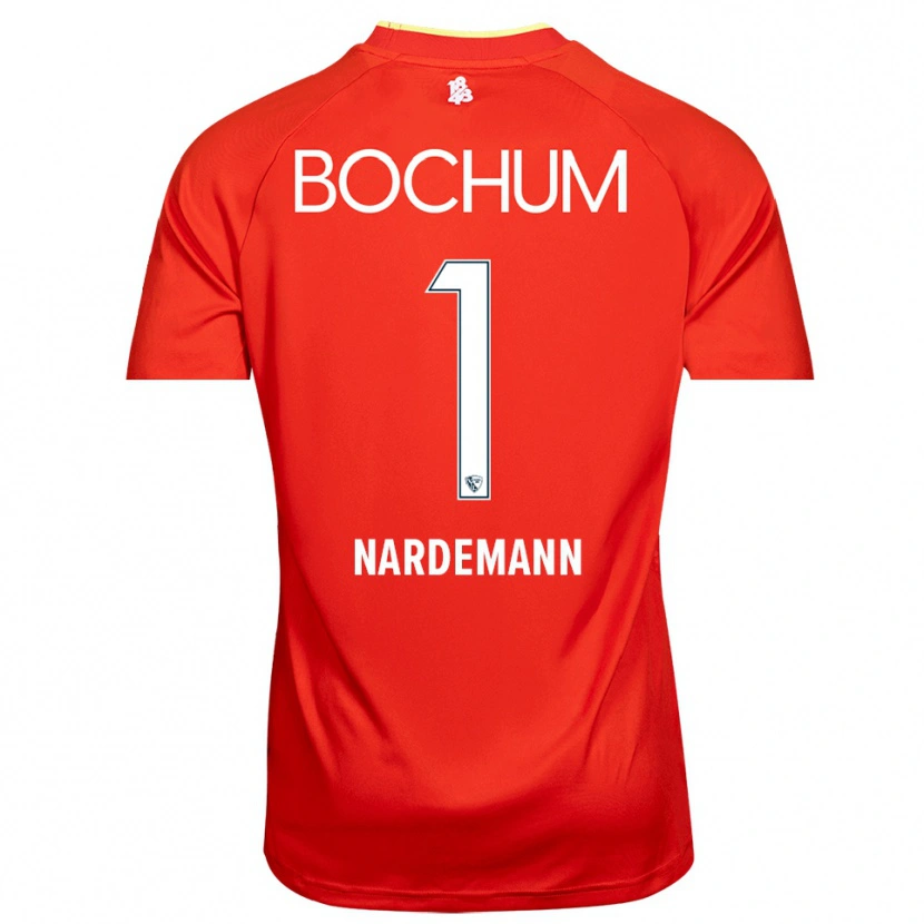 Danxen Kid Kari Närdemann #1 Red White Goalkeeper Jersey 2025/26 T-Shirt