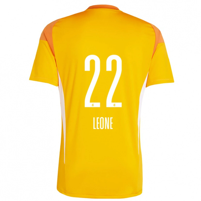 Danxen Kid Vincent Leone #22 Yellow Orange Goalkeeper Jersey 2025/26 T-Shirt