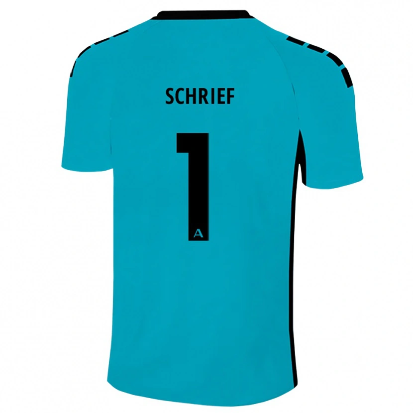 Danxen Kid Moritz Schrief #1 Cyan Goalkeeper Jersey 2025/26 T-Shirt