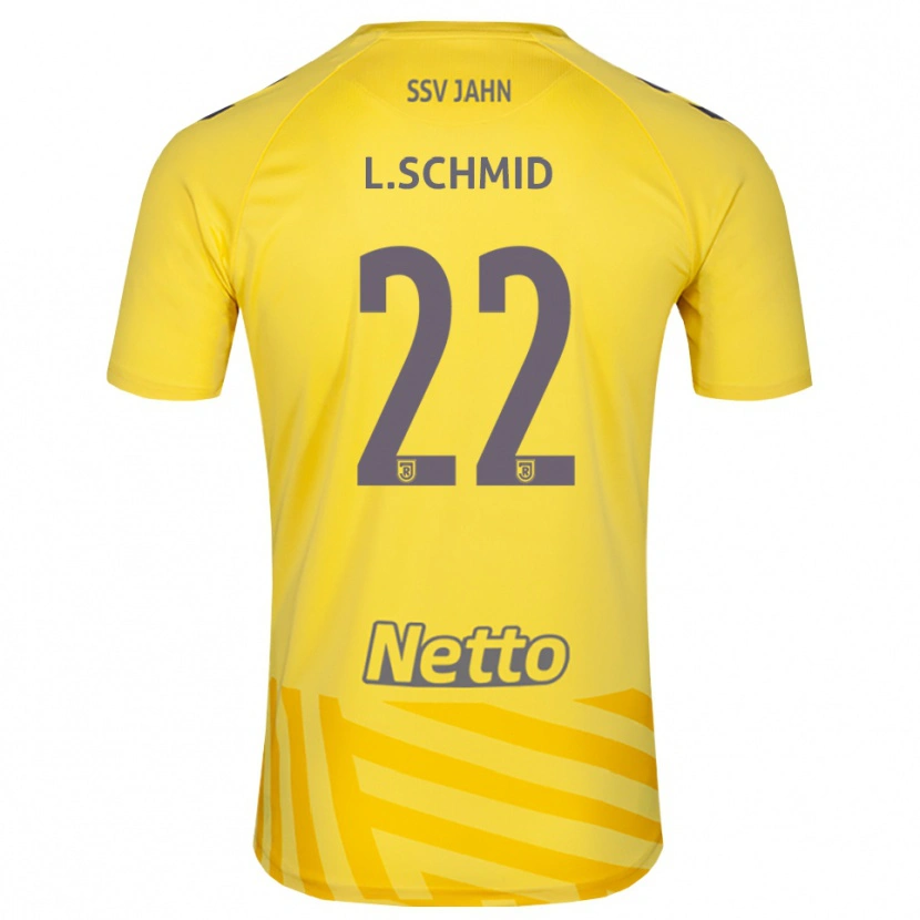 Danxen Kid Lenny Schmid #22 Yellow Gray Goalkeeper Jersey 2025/26 T-Shirt