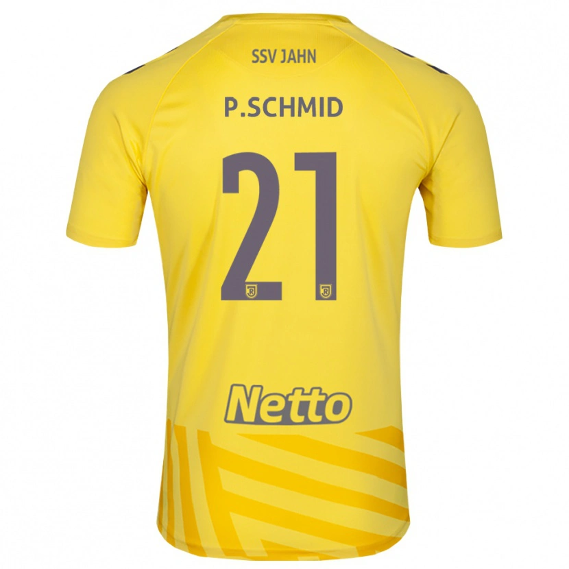 Danxen Kid Paul Schmid #21 Yellow Gray Goalkeeper Jersey 2025/26 T-Shirt