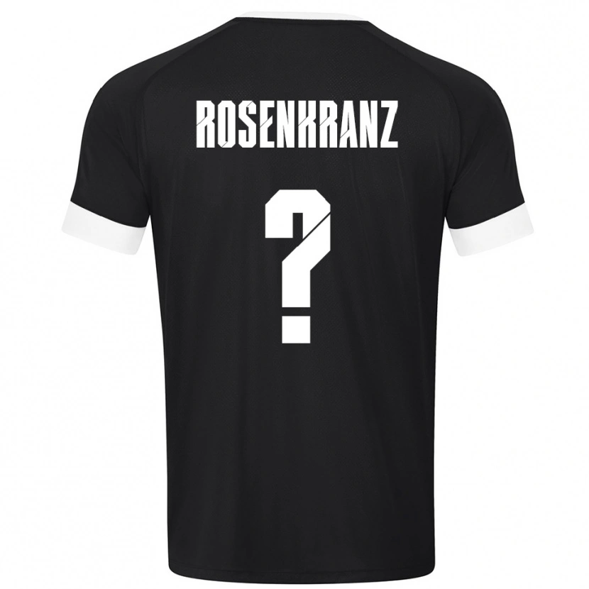 Danxen Kid Colin Rosenkranz #0 Black White Goalkeeper Jersey 2025/26 T-Shirt