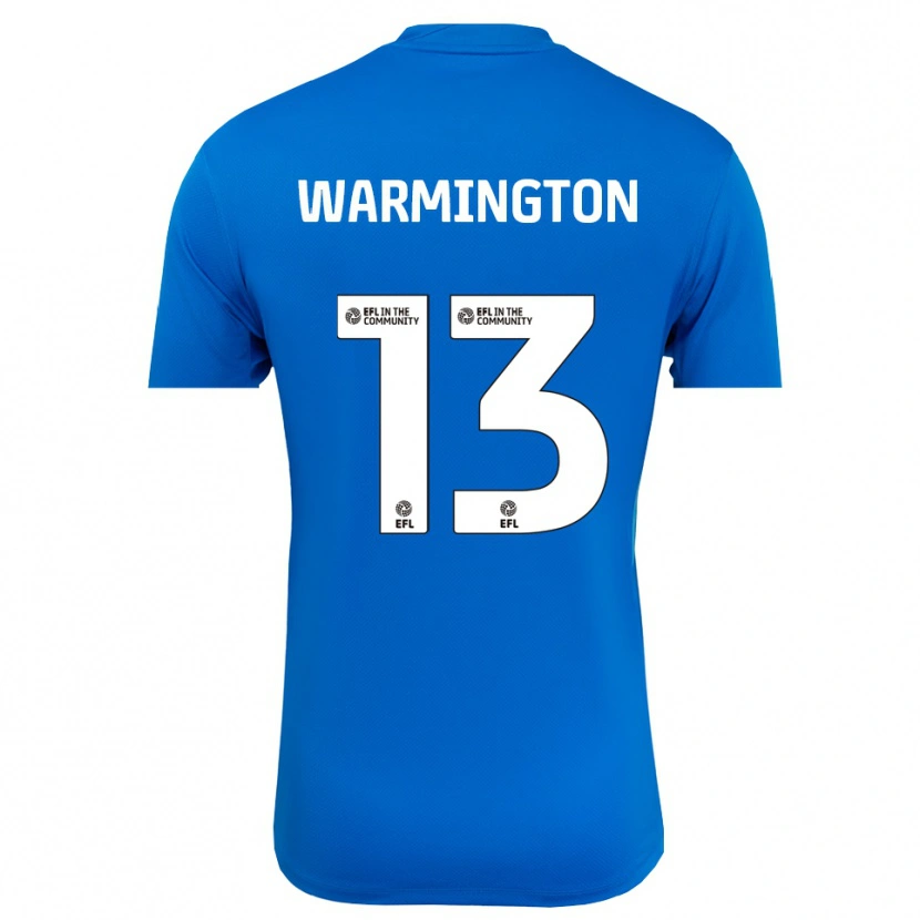 Danxen Kid Tyrese Warmington #13 Blue White Goalkeeper Jersey 2025/26 T-Shirt