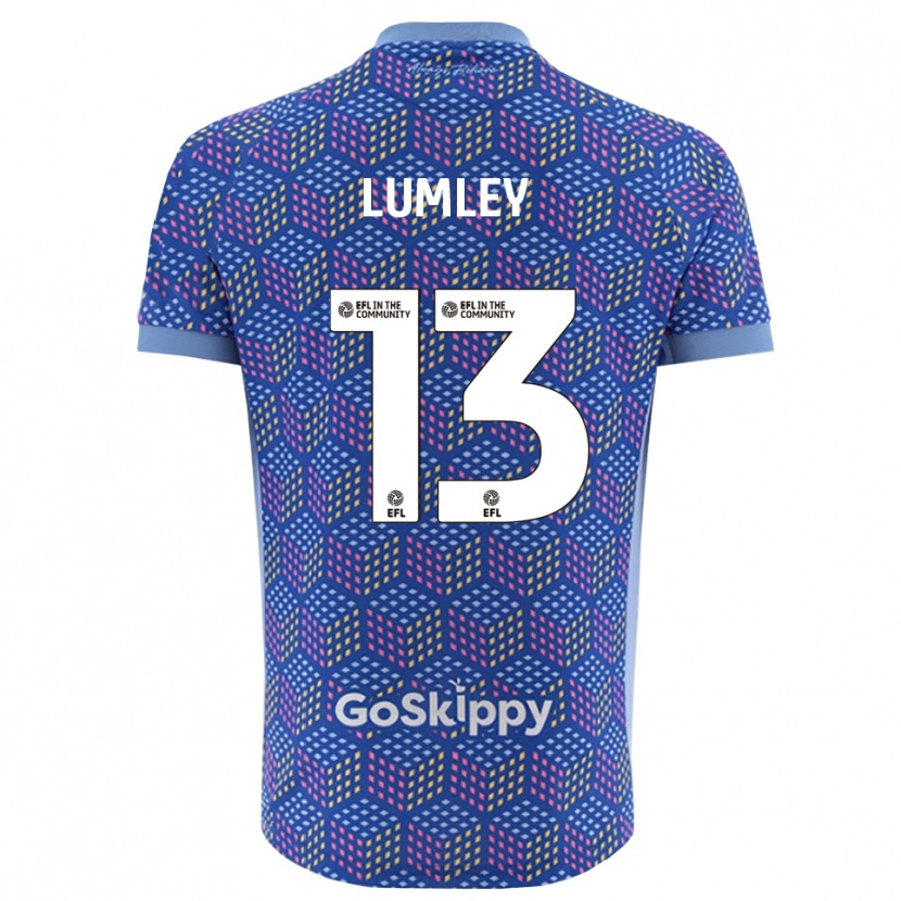 Danxen Kid Joe Lumley #13 Blue Black Goalkeeper Jersey 2025/26 T-Shirt