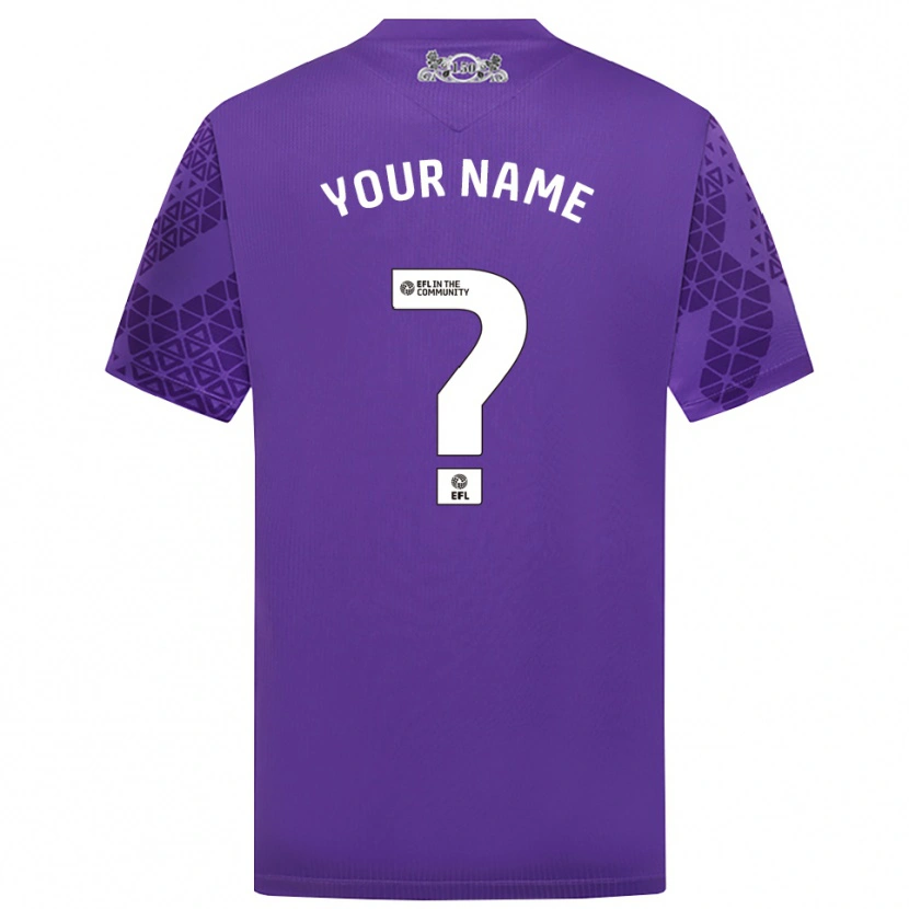 Danxen Kid Blackburn Rovers Purple White Goalkeeper Jersey 2025/26 T-Shirt