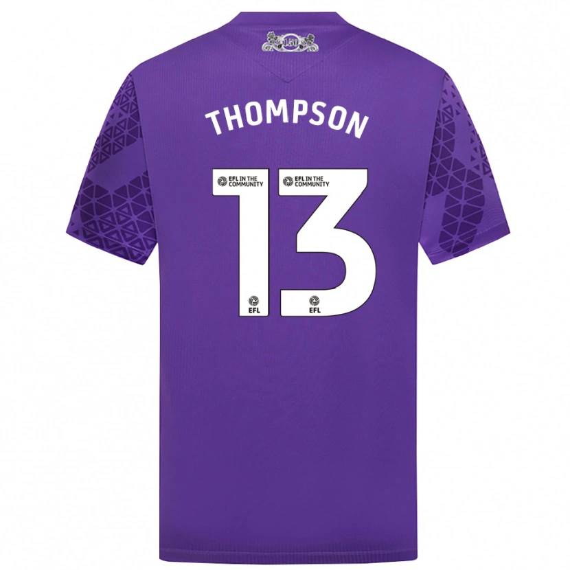 Danxen Kid Luke Thompson #13 Purple White Goalkeeper Jersey 2025/26 T-Shirt