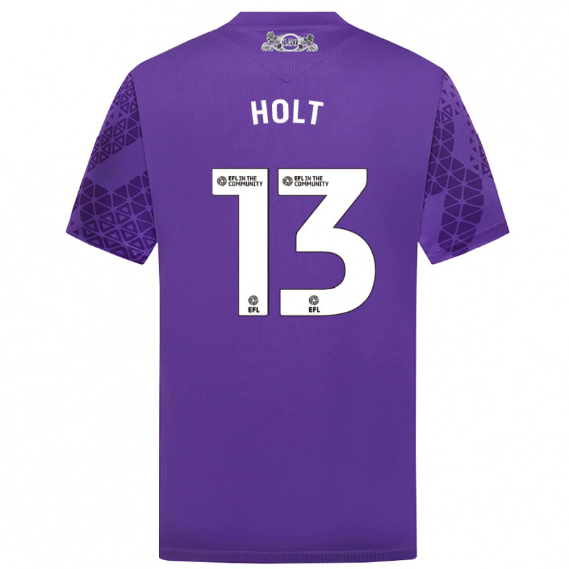 Danxen Kid Harry Holt #13 Purple White Goalkeeper Jersey 2025/26 T-Shirt