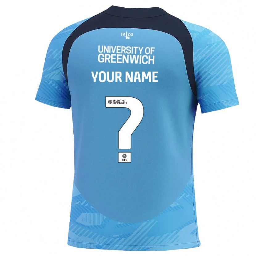 Danxen Kid Charlton Athletic Blue White Goalkeeper Jersey 2025/26 T-Shirt