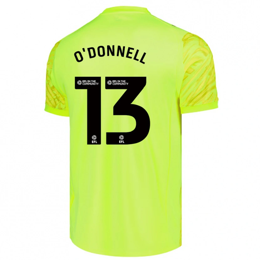 Danxen Kid Richard O'Donnell #13 Fluorescent Green Goalkeeper Jersey 2025/26 T-Shirt
