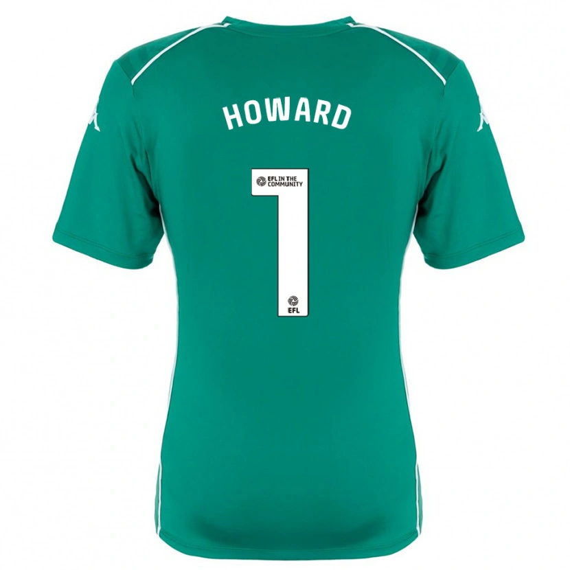Danxen Kid Archie Howard #1 Green White Goalkeeper Jersey 2025/26 T-Shirt