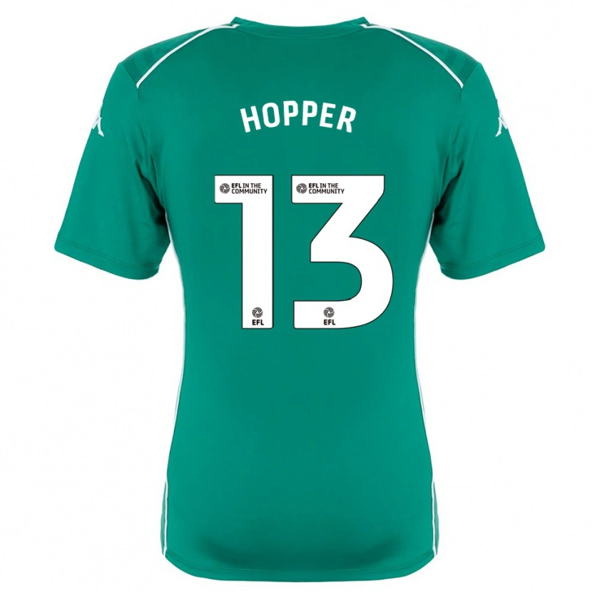 Danxen Kid Jake Hopper #13 Green White Goalkeeper Jersey 2025/26 T-Shirt