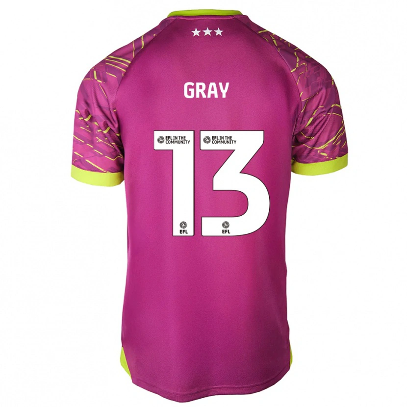 Danxen Kid Henry Gray #13 Mediumvioletred Goalkeeper Jersey 2025/26 T-Shirt