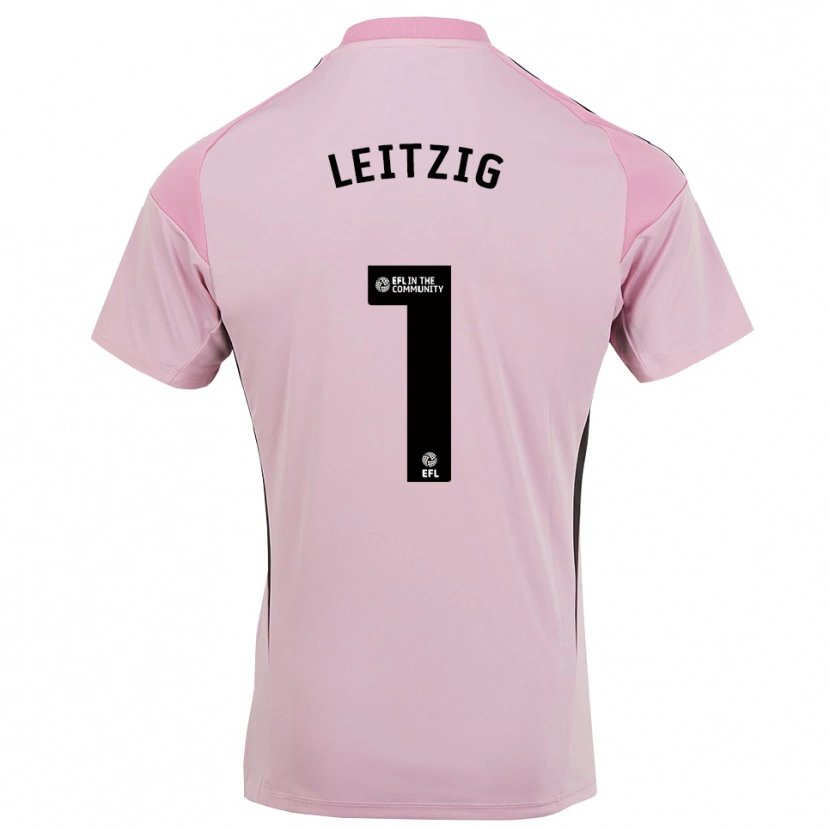 Danxen Kid Janina Leitzig #1 Cherry Blossom Pink Goalkeeper Jersey 2025/26 T-Shirt