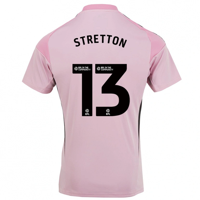 Danxen Kid Leo Stretton #13 Cherry Blossom Pink Goalkeeper Jersey 2025/26 T-Shirt
