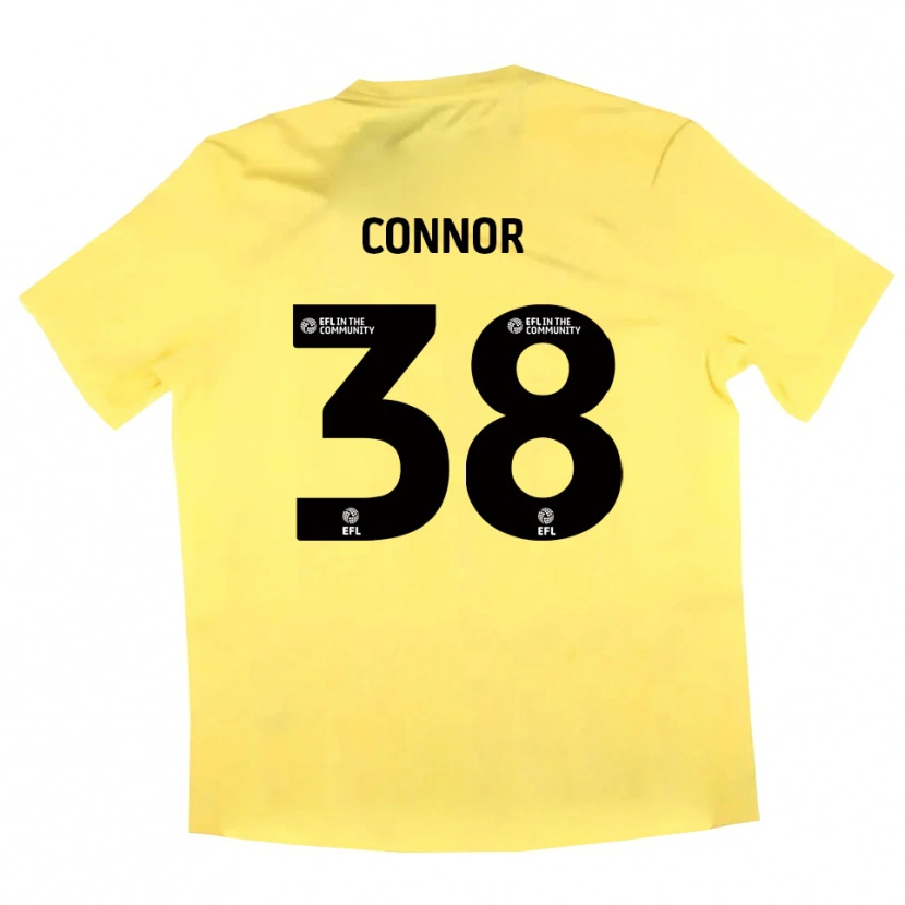 Danxen Kid Shea Connor #38 Yellow Black Goalkeeper Jersey 2025/26 T-Shirt