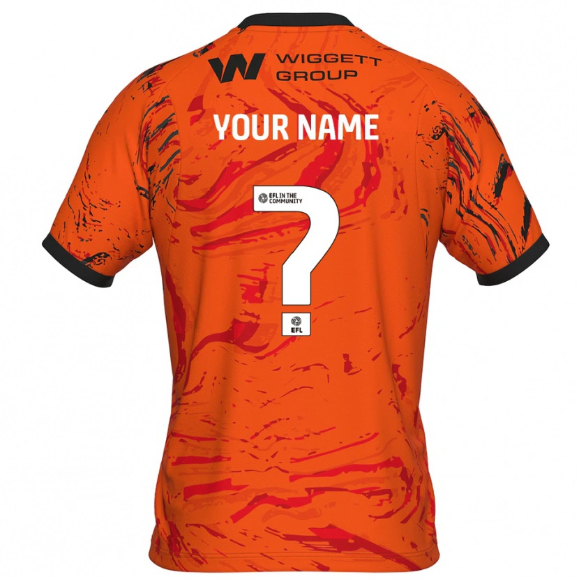 Danxen Kid Millwall FC Orange Black Goalkeeper Jersey 2025/26 T-Shirt