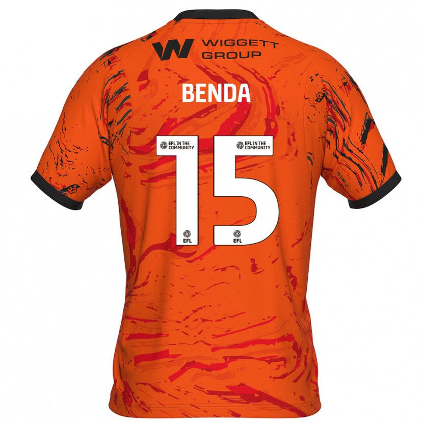 Danxen Kid Steven Benda #15 Orange Black Goalkeeper Jersey 2025/26 T-Shirt