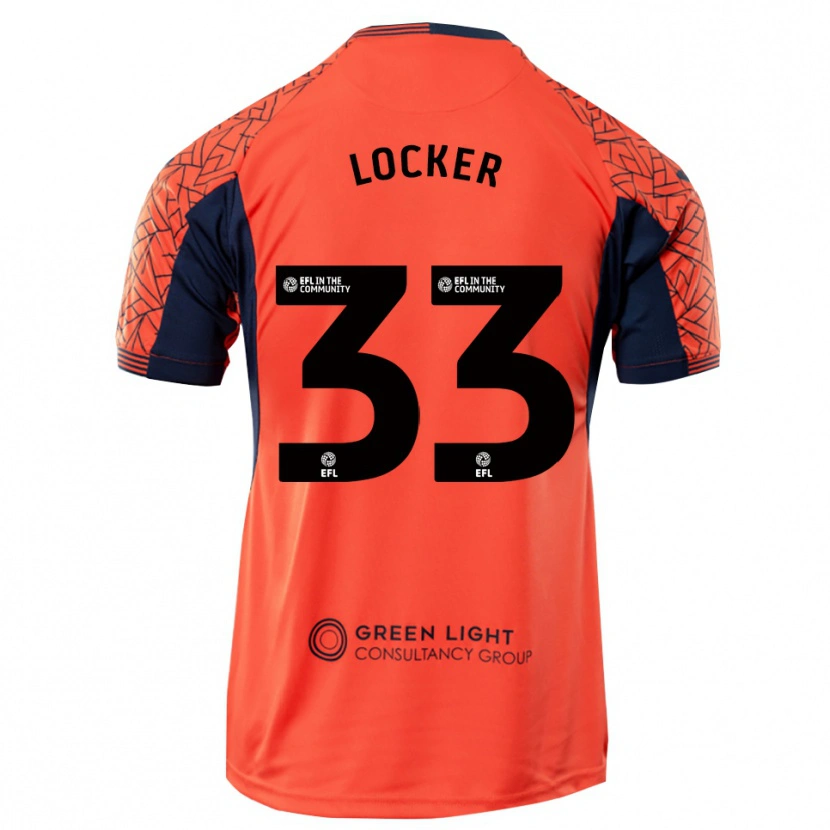 Danxen Kid Amber Locker #33 Orange Black Goalkeeper Jersey 2025/26 T-Shirt