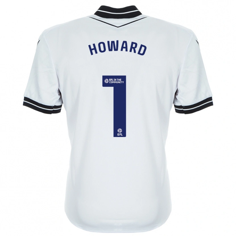 Danxen Kid Beth Howard #1 White Royal Blue Goalkeeper Jersey 2025/26 T-Shirt