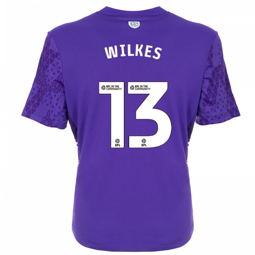 Danxen Kid Liam Wilkes #13 Purple White Goalkeeper Jersey 2025/26 T-Shirt