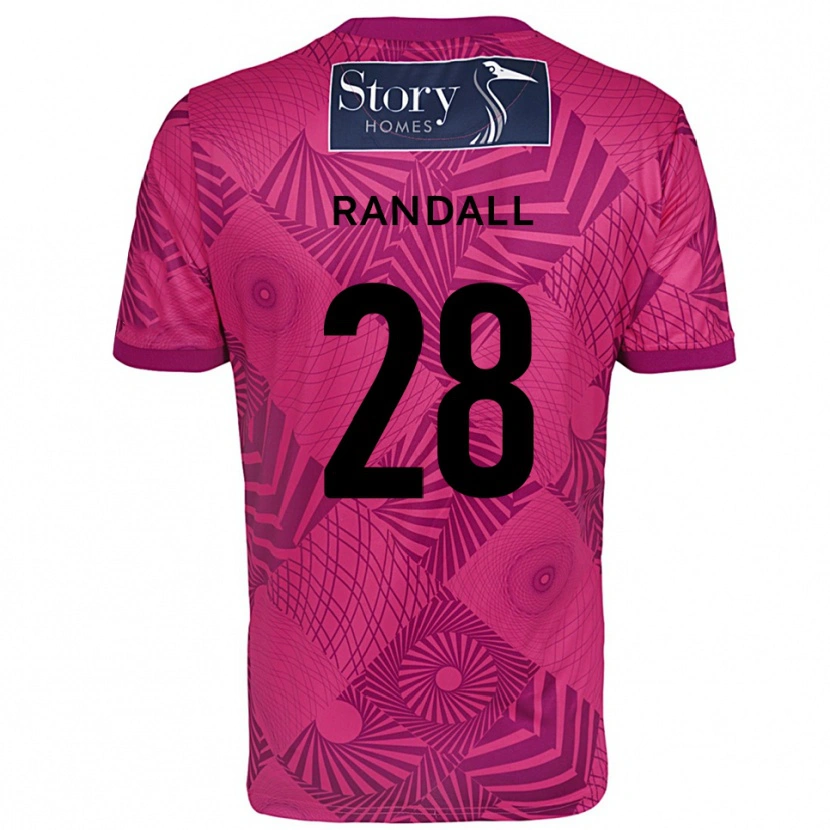Danxen Kid Thomas Randall #28 Purple Magenta Goalkeeper Jersey 2025/26 T-Shirt