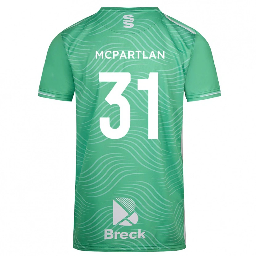 Danxen Kid Cian McPartlan #31 Mediumturquoise Goalkeeper Jersey 2025/26 T-Shirt