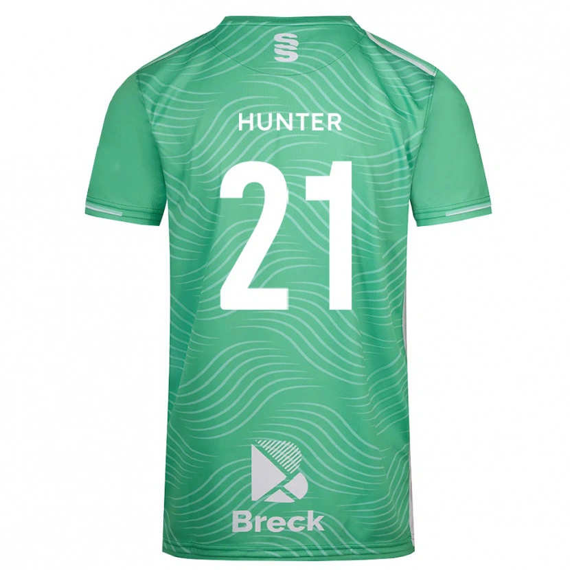 Danxen Kid Megan Hunter #21 Mediumturquoise Goalkeeper Jersey 2025/26 T-Shirt