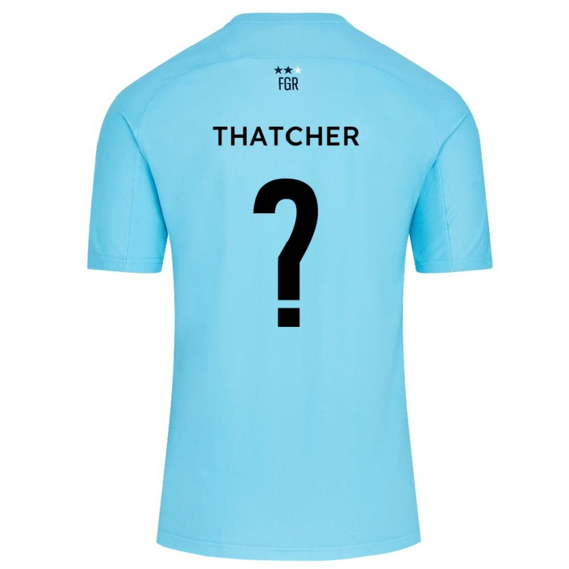 Danxen Kid Katie Thatcher #0 Sky Blue White Goalkeeper Jersey 2025/26 T-Shirt