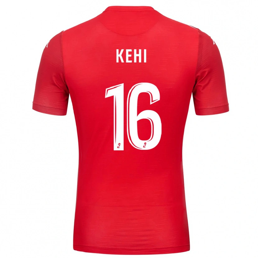Danxen Kid Marc-Olivier Kehi #16 Red White Goalkeeper Jersey 2025/26 T-Shirt