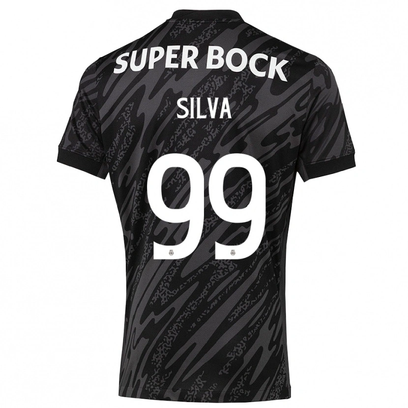 Danxen Kid Francisco Silva #99 Gray Black White Goalkeeper Jersey 2025/26 T-Shirt