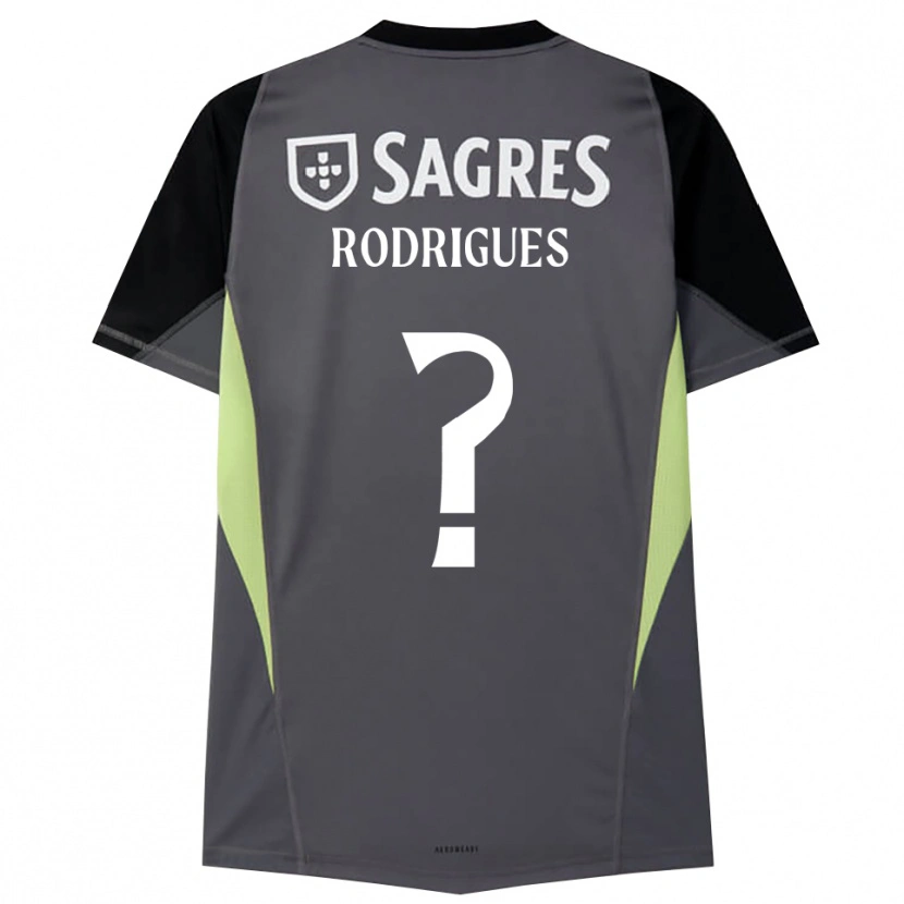 Danxen Kid Miguel Rodrigues #0 Dark Gray Black Goalkeeper Jersey 2025/26 T-Shirt