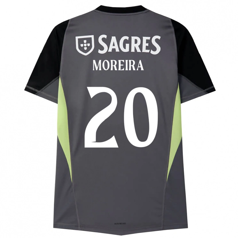 Danxen Kid André Moreira #20 Dark Gray Black Goalkeeper Jersey 2025/26 T-Shirt