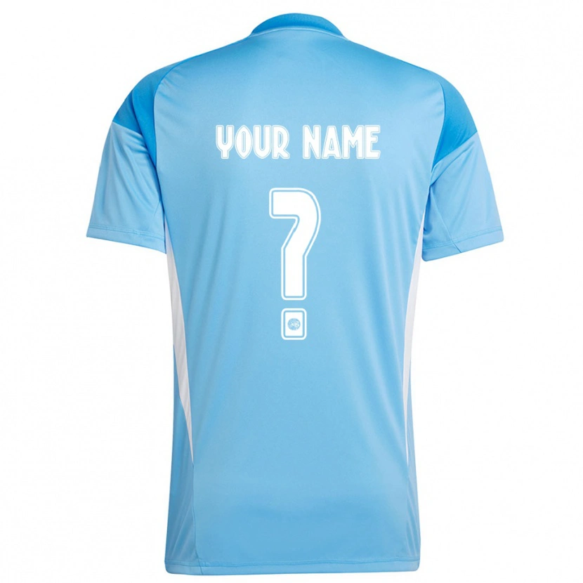 Danxen Kid Ajax Light Blue White Goalkeeper Jersey 2025/26 T-Shirt