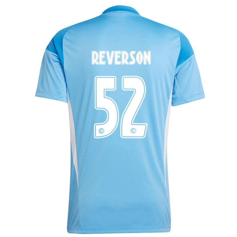 Danxen Kid Paul Reverson #52 Light Blue White Goalkeeper Jersey 2025/26 T-Shirt