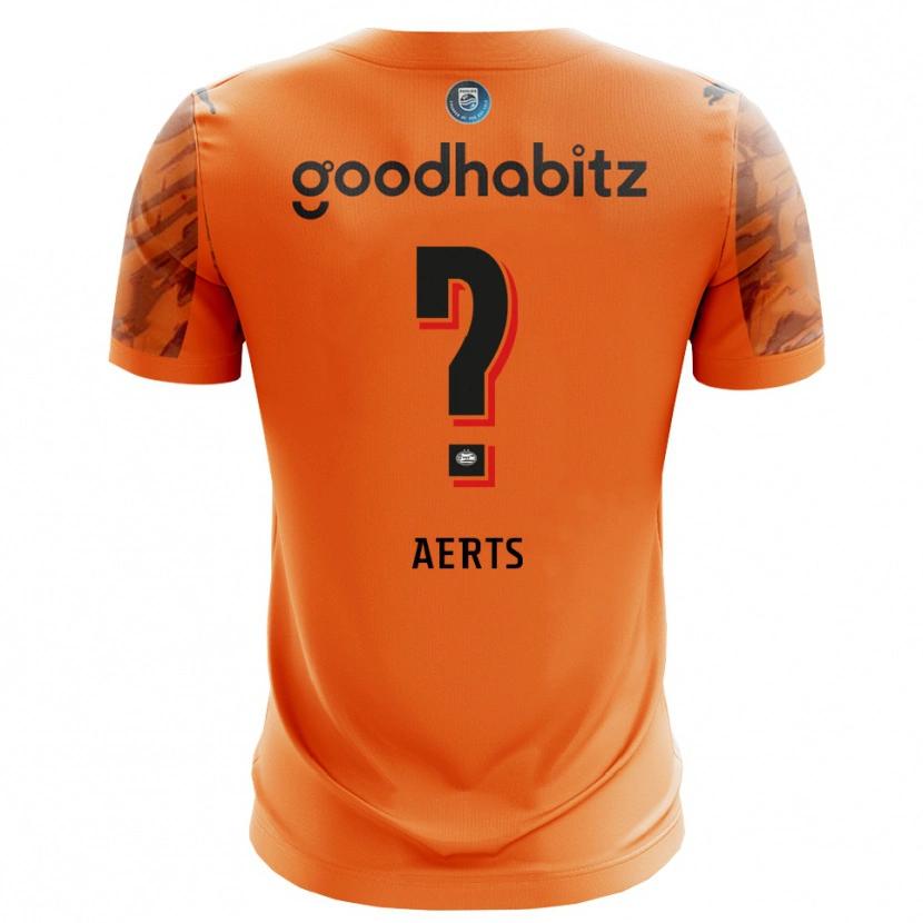 Danxen Kid Jim Aerts #0 Orange Black Goalkeeper Jersey 2025/26 T-Shirt