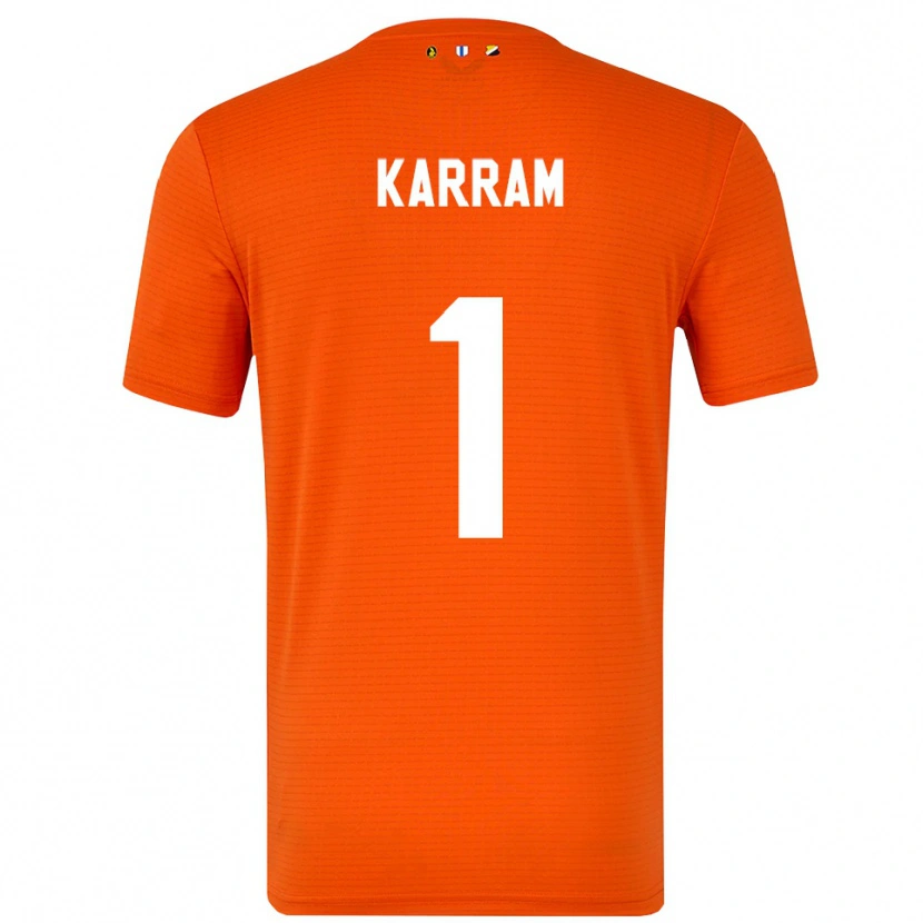 Danxen Kid Faris Karram #1 Orange Black Goalkeeper Jersey 2025/26 T-Shirt